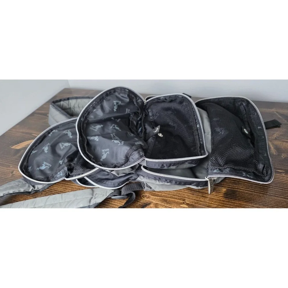 KANGOL Multi-Pocket Gray‎ Travel Backpack